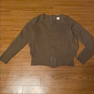 Olive/Brown Sweater